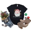 Merry Christmas Santa Stripes - Women's Short Sleeve Graphic T-Shirt - 2 of 4