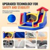 VEVOR Inflatable Bounce House, Outdoor High Quality Playhouse Trampoline, Jumping Bouncer, for Kid Ages 3–8 Years, 131x133x91 inch - 4 of 4