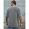 TIME HOLLOW Summer Solid Color Knit Crew Neck T-Shirt - Streetwear Inspired - 2 of 3