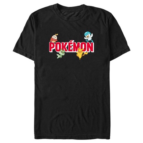 Men's Pokemon Logo Characters T-shirt : Target