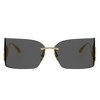 Dolce & Gabbana DG 2319 02/87 Womens Rimless Sunglasses Gold 79mm - 2 of 3