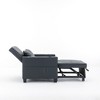 Futon Convertible Pull-Out Armchair Bed with 3-in-1 Function, USB Ports, Adjustable Backrest and Built-in Cup Holders - 4 of 4