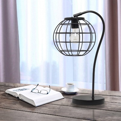 Metal Arched Cage Table Lamp - Lalia Home