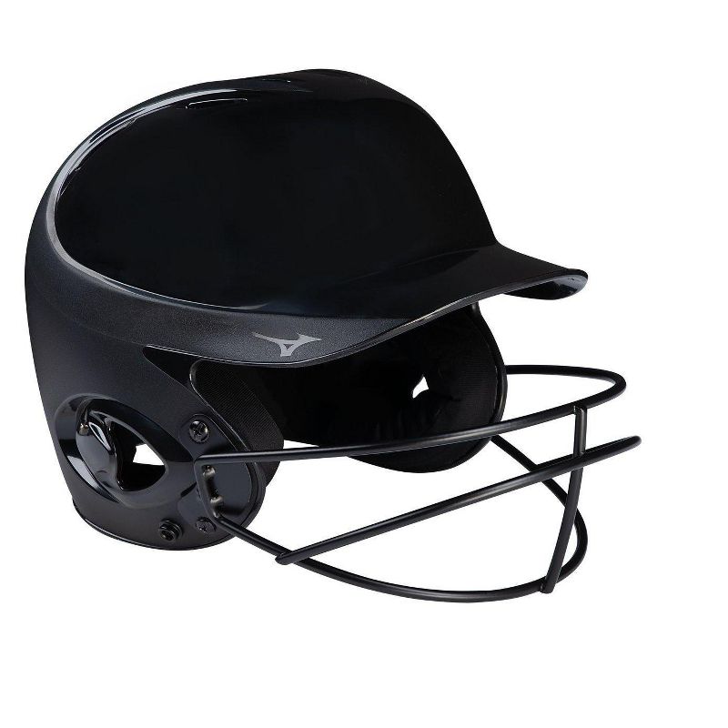 Mizuno Mvp Series Solid Youth Batting Helmet With Fastpitch Softball Mask, 1 of 2
