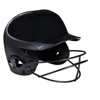 Mizuno Mvp Series Solid Youth Batting Helmet With Fastpitch Softball Mask