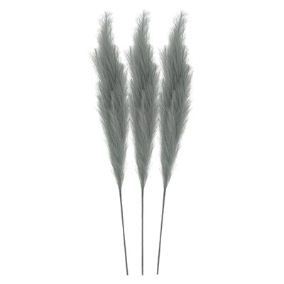 Unique Bargains Party Wall Vase Wedding Decor Fluffy Faux Pampas Grass 3 Pcs