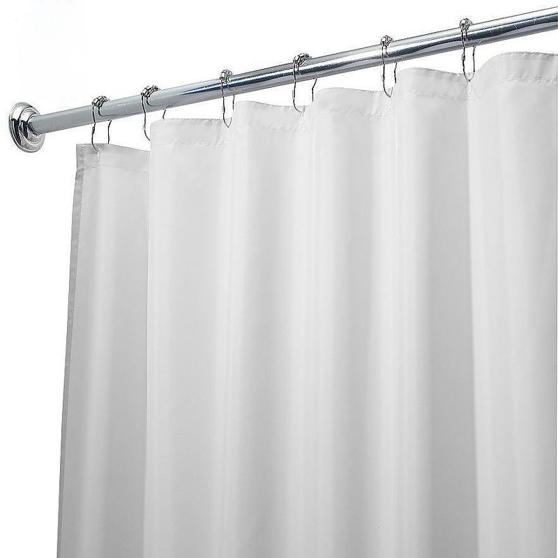 GoodGram Hotel Collection Waterproof White Fabric Mold And MIldew Resistant Shower Curtain Liner - 72'' W x 72'' L, 1 of 3