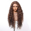 Jessie's Wig 26 Inch Curly Wig 13*5*1 C Lace Synthetic Hair HIghlight Honey Brown 1 Pc/Pack - 3 of 4
