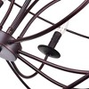 CWI Lighting Arza 6 Light Up Chandelier With Brown Finish - 4 of 4