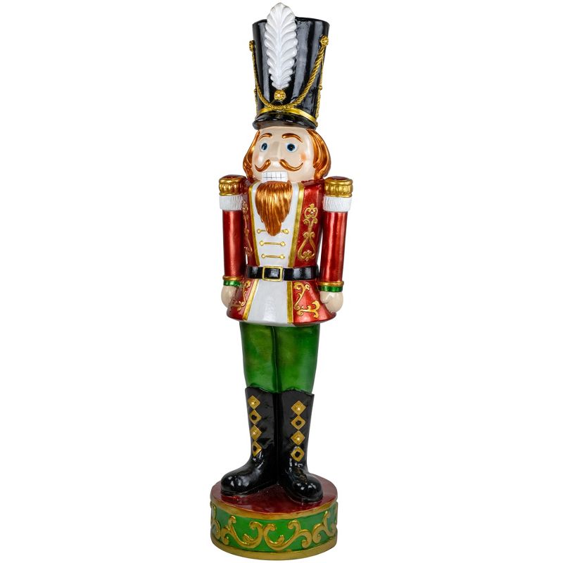 Northlight Commercial Christmas Nutcracker Soldier with Decorative Base - 5.25' - Red and Green, 5 of 7