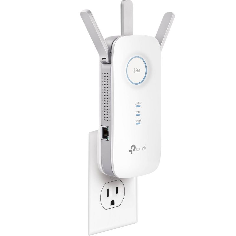 TP-LINK AC1750 Wi-Fi Dual Band Plug In Range Extender - White (RE450), 5 of 13