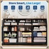 Jojoka 14 Drawer Dresser for Bedroom with Shelves & Side Pocket, Fabric Storage Organizer with Wood Top & Metal Frame, 55" Wide - 3 of 4