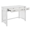 NicBex Office Desks Set of 3 with Large Desk, Movable Small Desk and Upholstered Stool for Office, Study - 2 of 4