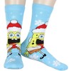 SpongeBob SquarePants Socks I am Ready Christmas Holiday SpongeBob 2 Pack Mid Calf Mens Crew Socks Shoe Size 8-12 Multicoloured - 3 of 4