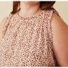 Women's Ruffle Detail Ditsy Tank - Plus - Hayden LA - 3 of 4