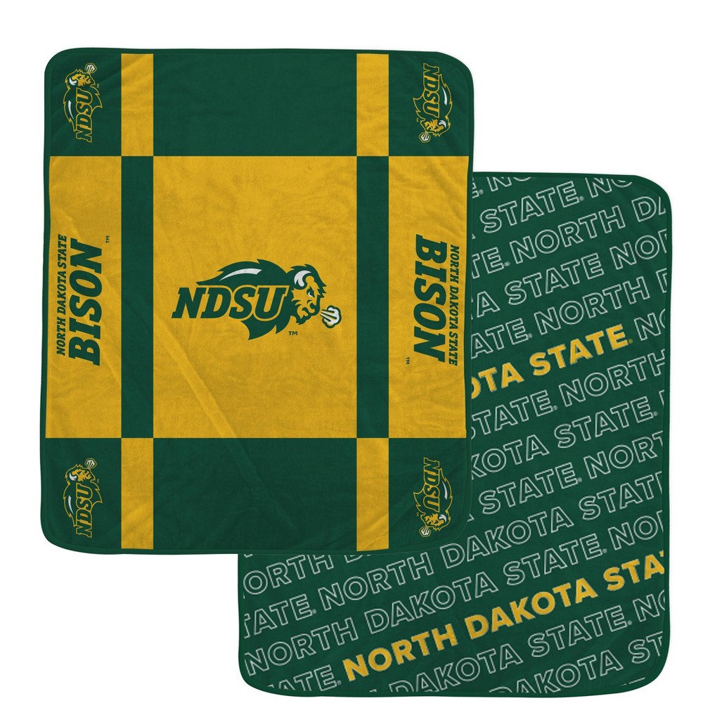 Photos - Duvet NCAA North Dakota State Bison Reverse Block Double Sided Ultra Cozy Blanke