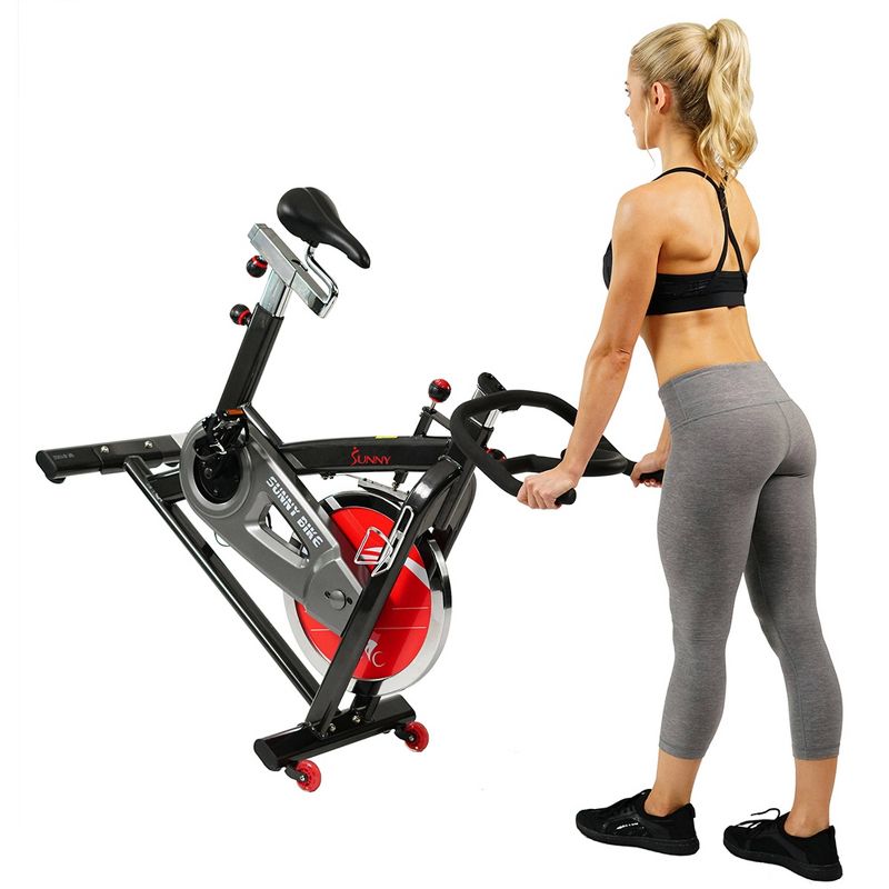 Sunny Health &#38; Fitness Belt Drive Indoor Cycling Exercise Bike, 4 of 13