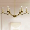 Maxax 30" 6-Light Gold Iron Chandelier - 2 of 4