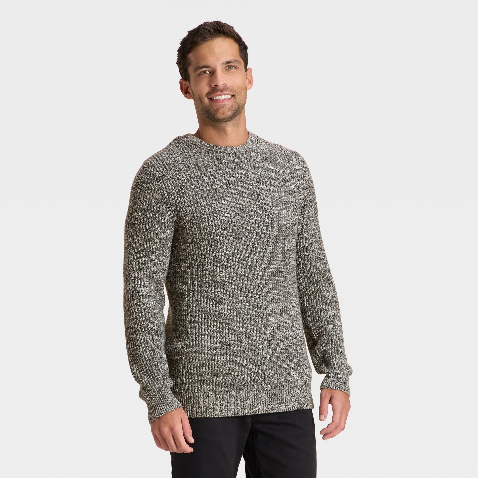 Men's Marled Crewneck Sweater - Goodfellow & Co™