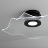 Oxygen Lighting Medusa 1 - Light Flush Mount in  Black - 2 of 3