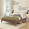 Now Furniture Full Size Bed Frame, Wooden Platform Bed - 3 of 4