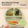 3-Pack Prep Suction Plates for Baby, 100% Silicone Toddler Plates, BPA-Free Divided Baby Plates with Suction - 4 of 4
