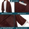 PAVILIA Wearable Blanket with Sleeves for Women Men Adults, Warm Soft Plush Snuggle Pocket Sleeved TV Throw - 3 of 4
