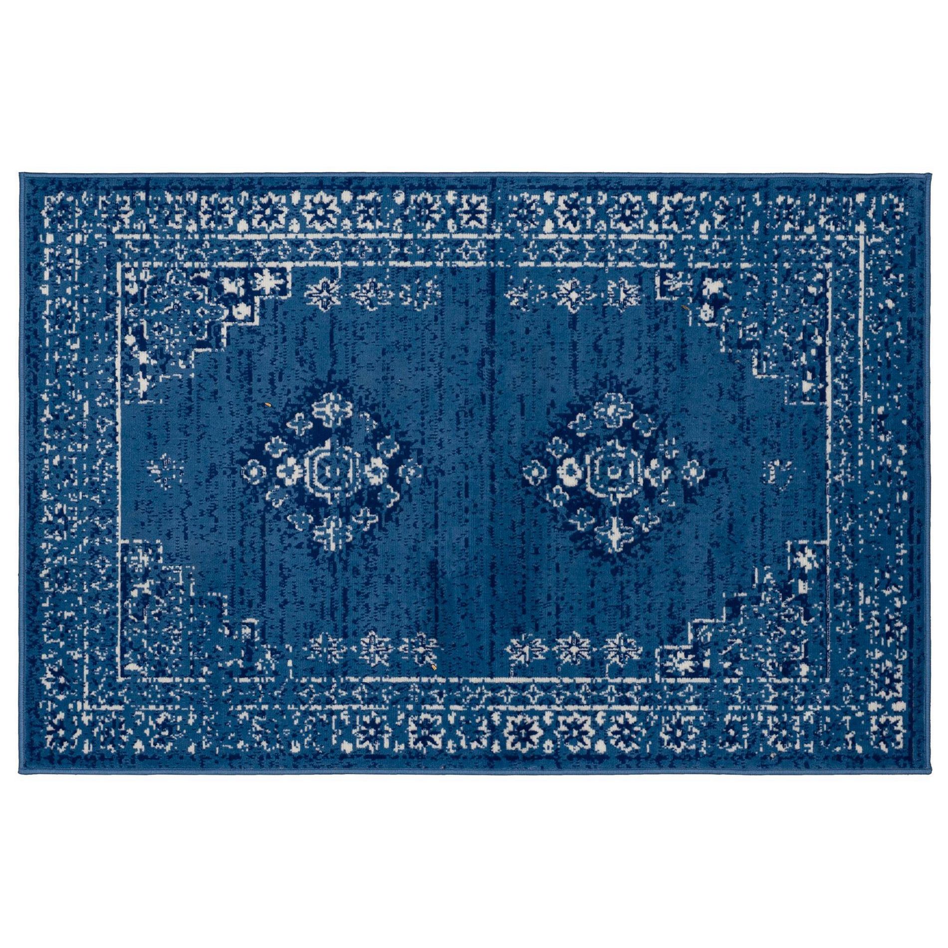 Mohawk 4'x6' Persian Woven Area Rug Blue