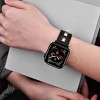 Worryfree Gadgets Dressy Leather Apple Band for iWatch Series 8 7 6 5 4 3 2 1 Genuine Leather Replacement Band Smart iWatch Accessories – two size - 3 of 4