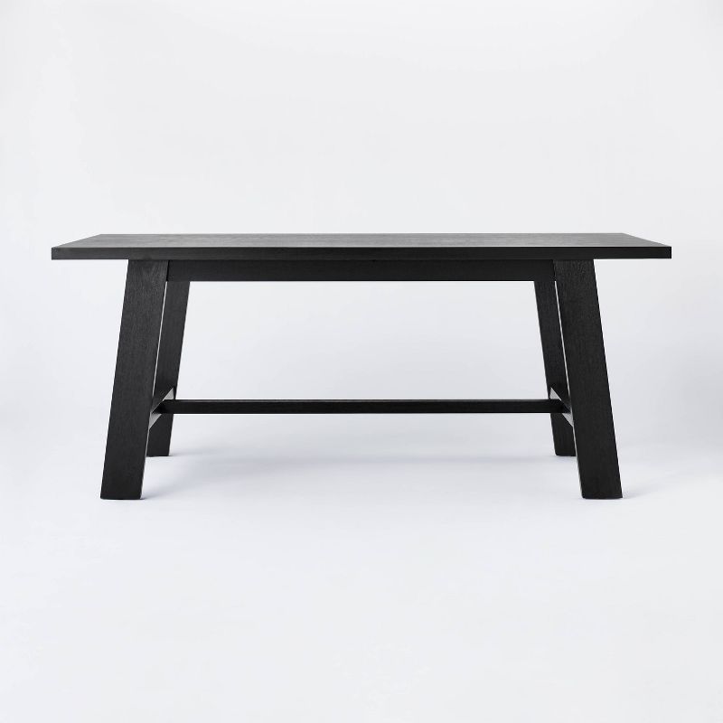 72&#34; Linden Rectangular Wood Dining Table Black - Threshold&#8482; designed with Studio McGee, 3 of 7