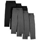 Men's 6pk Graphite Heather & Black Sleep Pajama Pants