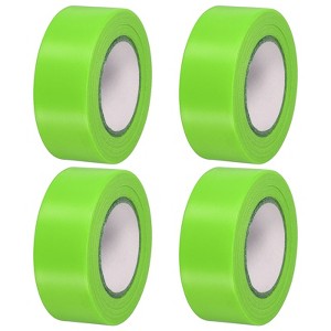 Unique Bargains PVC Non-Adhesive Flagging Tape for Tree Survey Boundaries 4 Pcs - 1 of 4