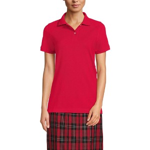 Lands' End School Uniform Young Women's Short Sleeve Mesh Polo Shirt - 1 of 3