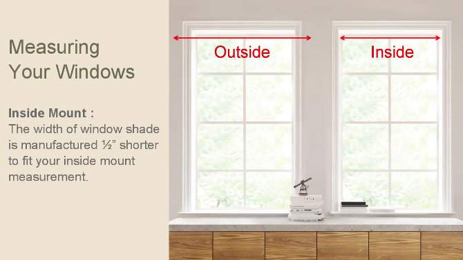 1pc Light Filtering Cordless Roman Window Shade White - Lumi Home Furnishings, 2 of 11, play video
