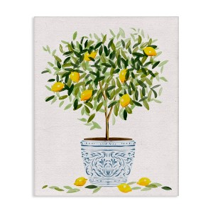 Stupell Industries Lemon Tree Detailed Planter, 24" x 30" - 1 of 4