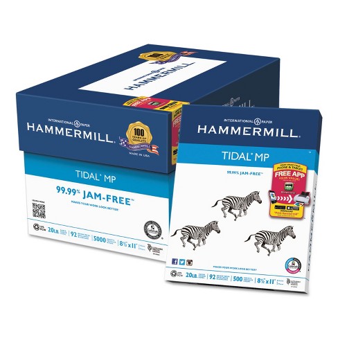 Hammermill Copy Plus Print Paper, 92 Bright, 20 lb, A4, White, 500/Ream