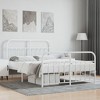 vidaXL Robust Steel Bed Frame with Extra Storage Space and Functional Headboard and Footboard - 2 of 4