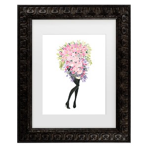 Trademark Fine Art - Rosana Laiz Blursbyai Miss bouquet II Matted Framed Art - 1 of 4
