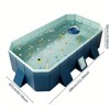 Racxily Foldable PVC Pool for Adults & Kids, Portable Outdoor Swimming Pool for Summer Backyard, Patio, Garden - 2 of 4