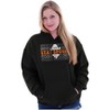 Halloween Season Ghost Gradient Hoodie Sweatshirt Women Men Brisco Brands - 3 of 4