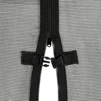 14' Black Nylon Round Trampoline Safety Enclosure Net