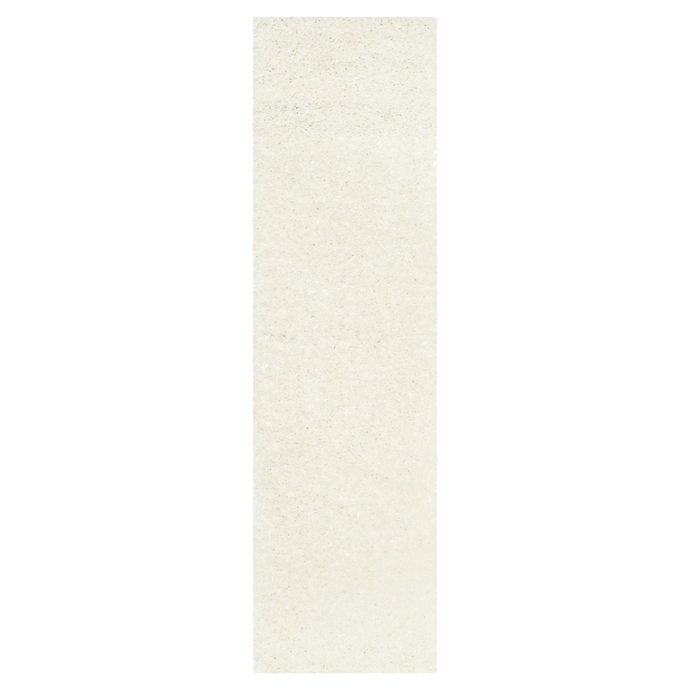 2'3inx6' Runner Reedley Solid Loomed Rug Off White - Safavieh