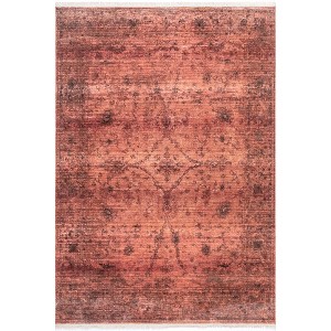 Nuloom Alethia Herati Fringe Vintage Indoor Area Rug - Orange 3' x 5' - 1 of 4