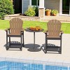 Acoinel Outdoor Adirondack Bar Height Chair for Garden, Backyard, Poolside - 2 of 4