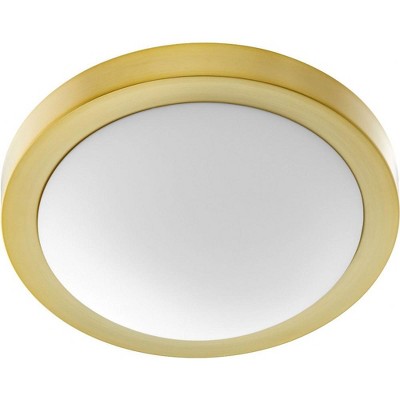 Quorum Lighting Contempo 2 - Light Flush Mount in  Aged Brass