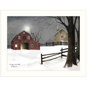 Light in the Stable by Billy Jacobs, Ready to Hang Framed Print, White Frame - 1 of 1
