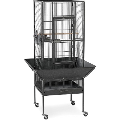 Prevue Pet Products 3351BLK Park Plaza Bird Cage, Black Hammerstone, Small