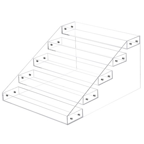 Unique Bargains Clear Acrylic Spice Rack Organizer for Kitchen Countertop Cabinet - image 1 of 4