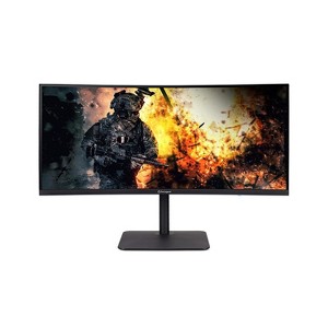 Refurbished Acer AOPEN - 34" Monitor FullHD 3440x1440 VA 144Hz 16:9 1ms TVR HDMI 250Nit - Manufacturer Refurbished - 1 of 4