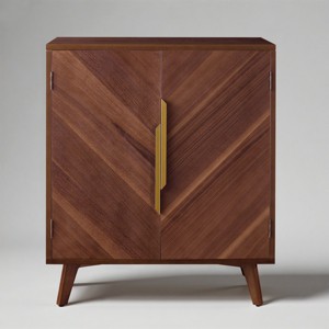 Art Leon 2-Door Wood Sideboard with Storange - 1 of 4